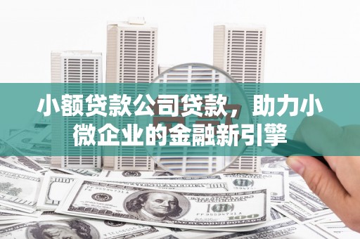 英德小额贷款公司贷款，助力小微企业的金融新引擎