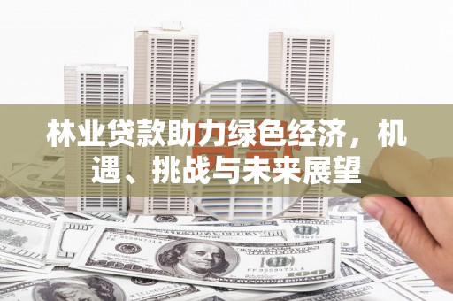 英德林业贷款助力绿色经济，机遇、挑战与未来展望