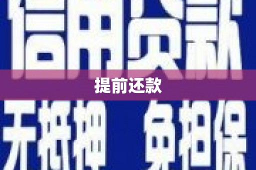 英德提前还款