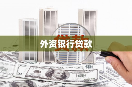 英德外资银行贷款