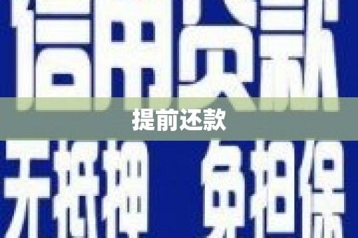 英德提前还款