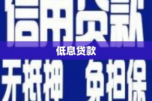 英德低息贷款