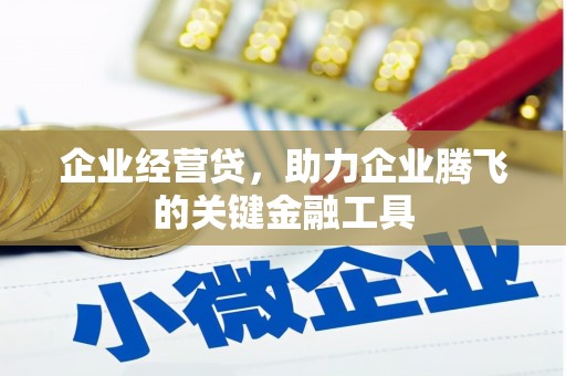 英德企业经营贷，助力企业腾飞的关键金融工具