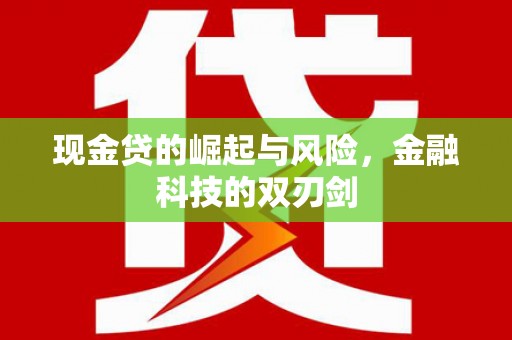 英德现金贷的崛起与风险，金融科技的双刃剑
