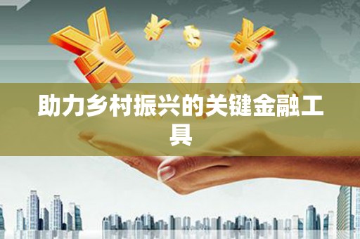 英德助力乡村振兴的关键金融工具