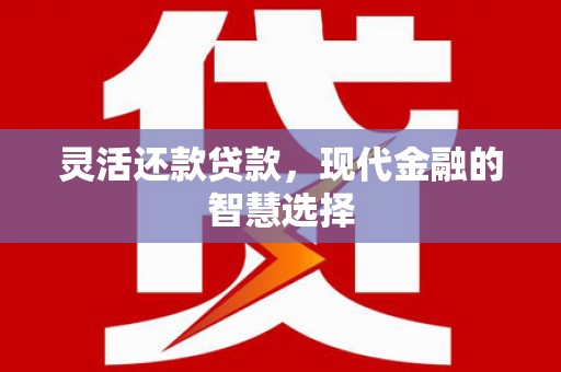 英德灵活还款贷款，现代金融的智慧选择