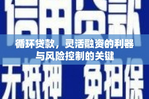 英德循环贷款，灵活融资的利器与风险控制的关键