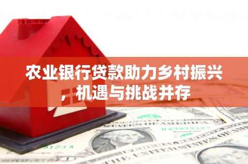 英德农业银行贷款助力乡村振兴，机遇与挑战并存