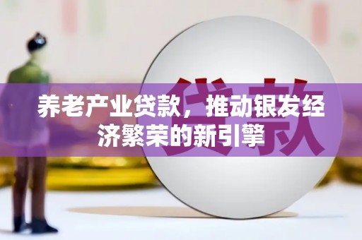英德养老产业贷款，推动银发经济繁荣的新引擎