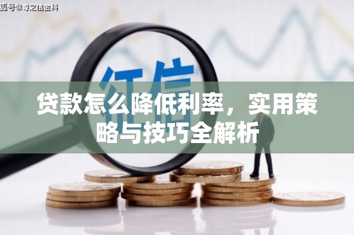 英德贷款怎么降低利率，实用策略与技巧全解析