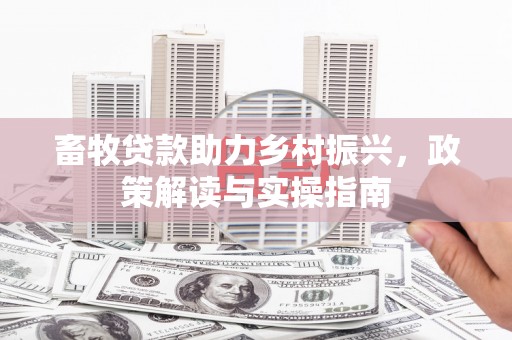 英德畜牧贷款助力乡村振兴，政策解读与实操指南
