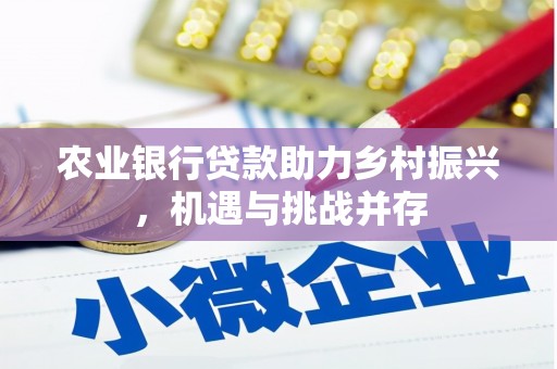 英德农业银行贷款助力乡村振兴，机遇与挑战并存