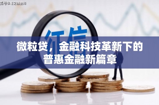 英德微粒贷，金融科技革新下的普惠金融新篇章
